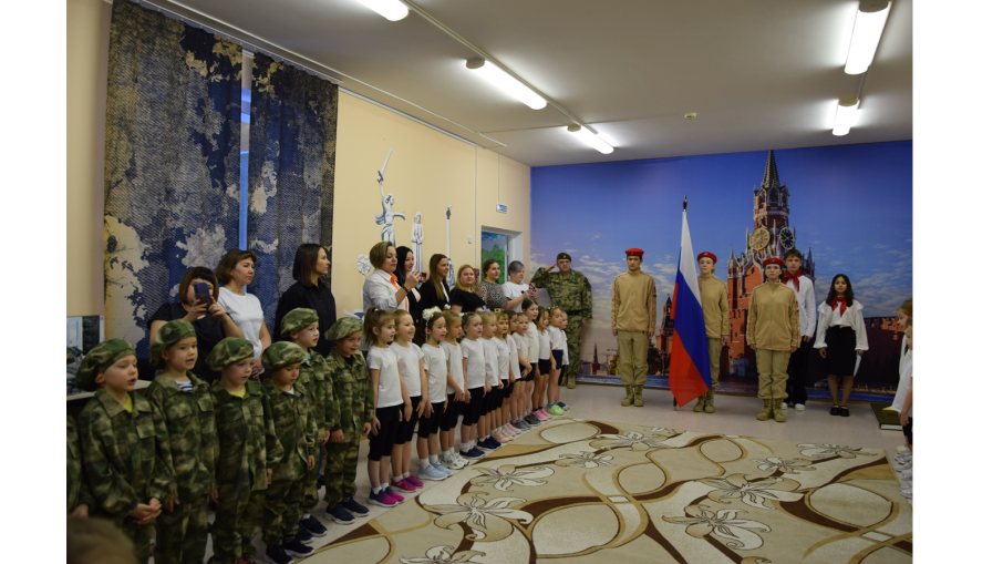 Торжественная церемония посвящения дошкольников в Орлята России.